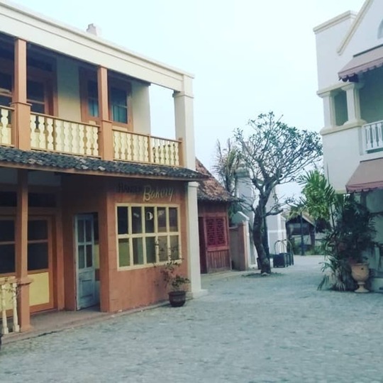 Kota Buatan di Studio Alam Gamplong di Sleman